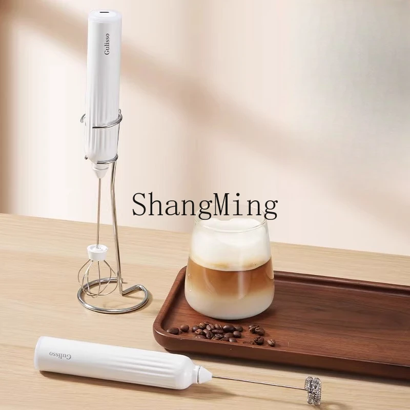 ZYY Household Coffee Milk Foamer Electric Stirring Stick Small Whipping Handheld