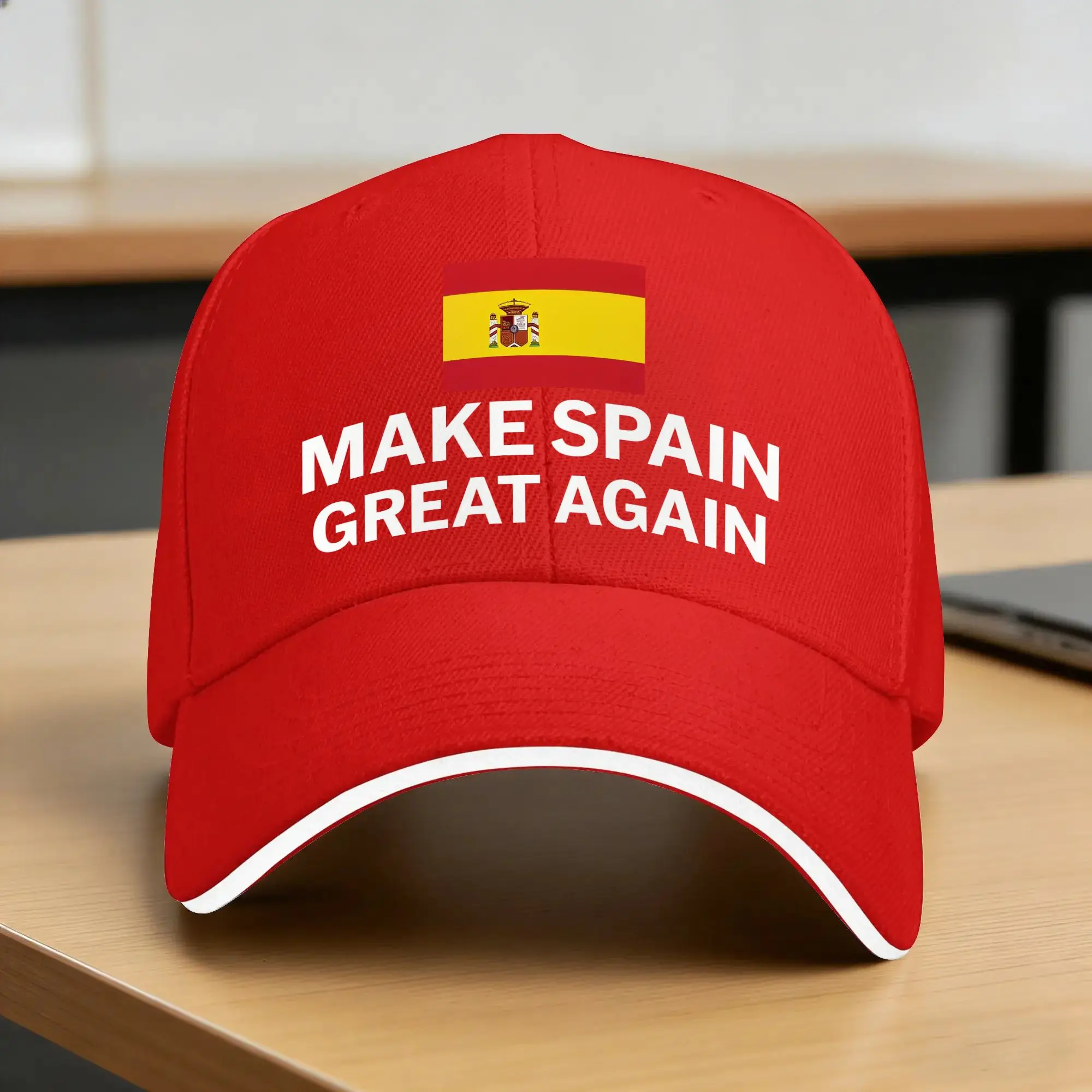 Espana Make Spain Great Again Baseball Cap  Casual Female Male Hip Hop Hats Sun Custom Logo Outdoor Sport Snapback Cap Gift