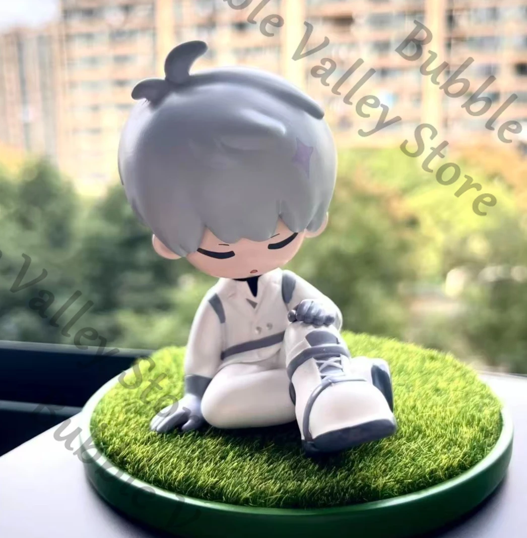 

Аниме Love and Deepspace Xavier Косплей Q Версия Сидячая позиция Гаражные комплекты Мультяшная фигурка Модель Игрушка Орнамент Рождество