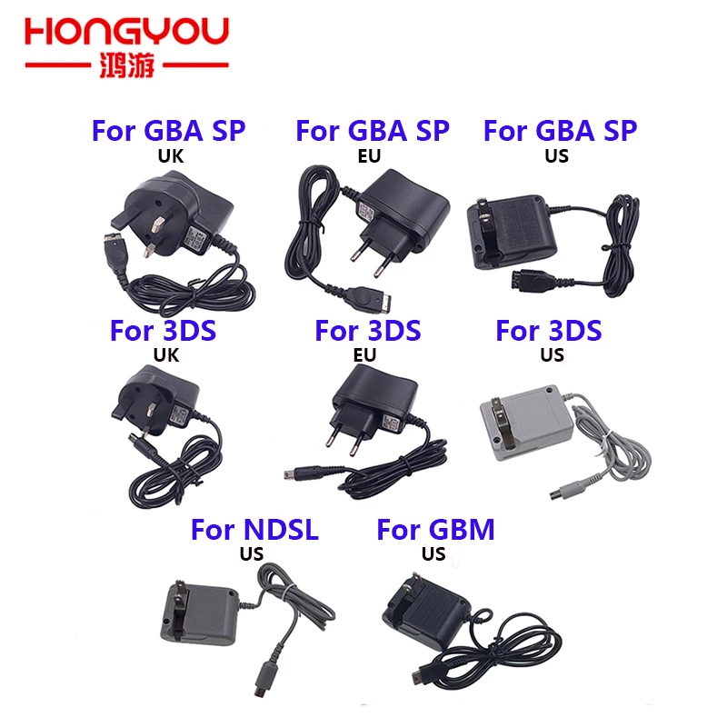 Adaptador de Alimentación SP US para Consolas Portátiles Nintendo DS, 3DS, GBA SP: Evaluación y Uso Práctico