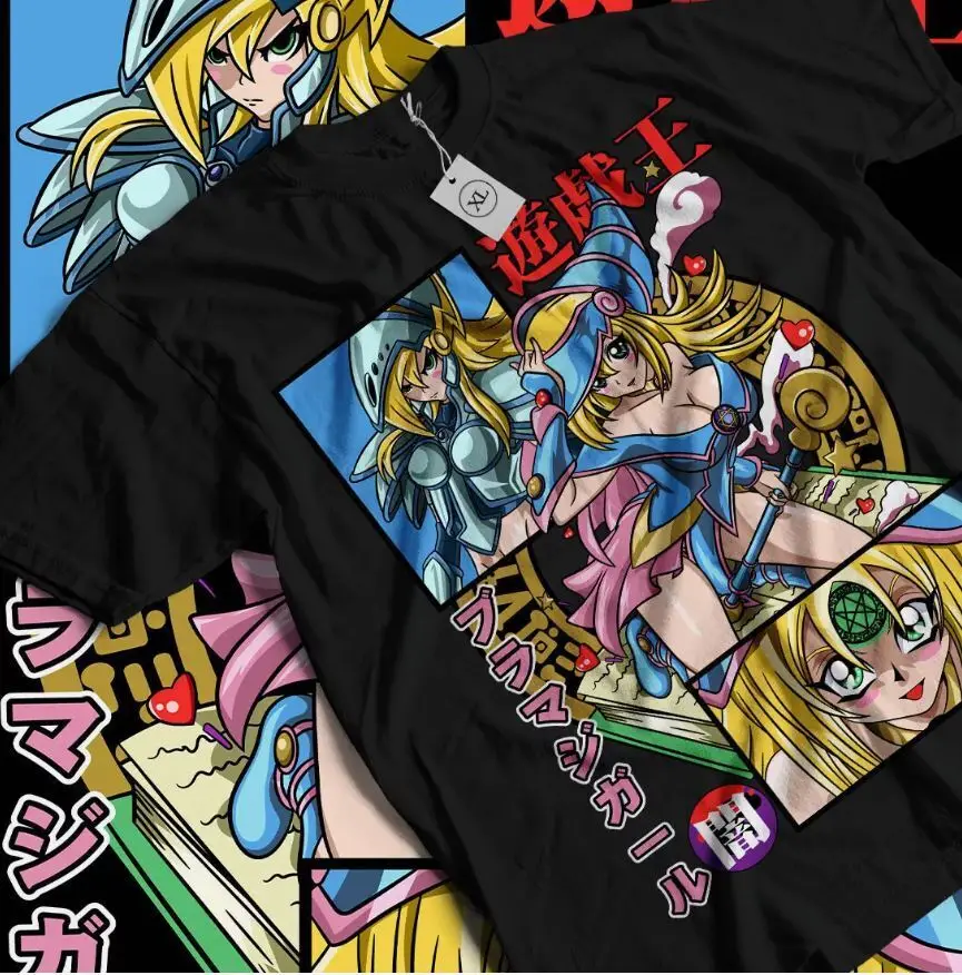 

Mago Oscuro Yu-Gi-Oh shirt Dark Magician Anime Yu Gi Oh Yami Atem Gift Shirt