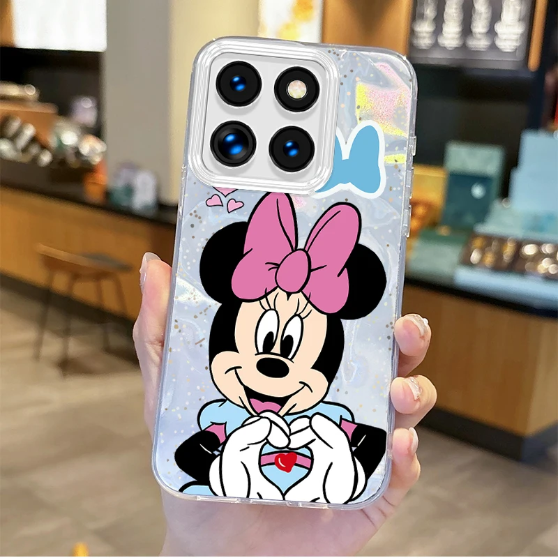 Lovely Disney Mickey Mouse Cartoon Phone Case for Xiaomi Poco X6 X3 F6 M6 M4 Pro C61 13T 11Lite Hard Shockproof Phone Back Cover