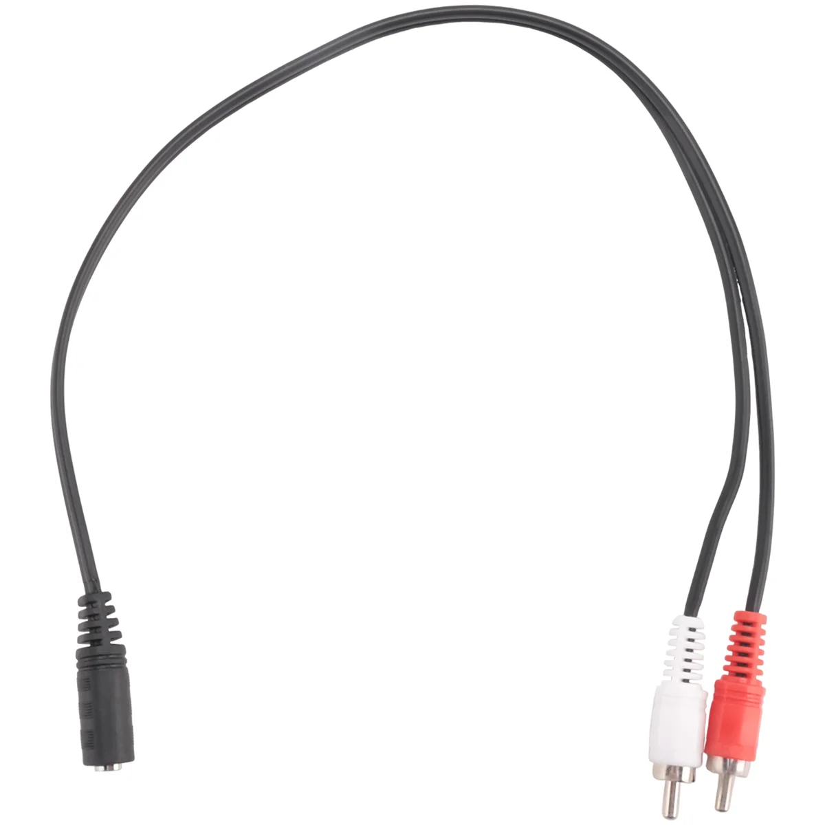 3.5 mm stereo female 2 RCA male AV cable auxiliary audio adapter wire