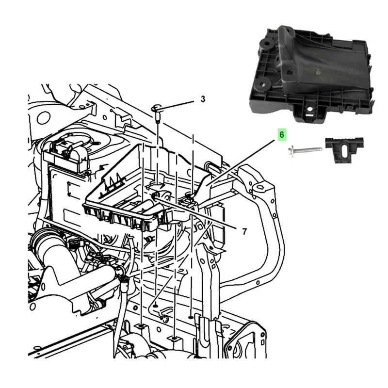 

Лоток для автомобильного аккумулятора, стойка для аккумулятора, шасси 5115730AC для Jeep Compass Patriot 2007-2013, шасси аккумулятора-AT80