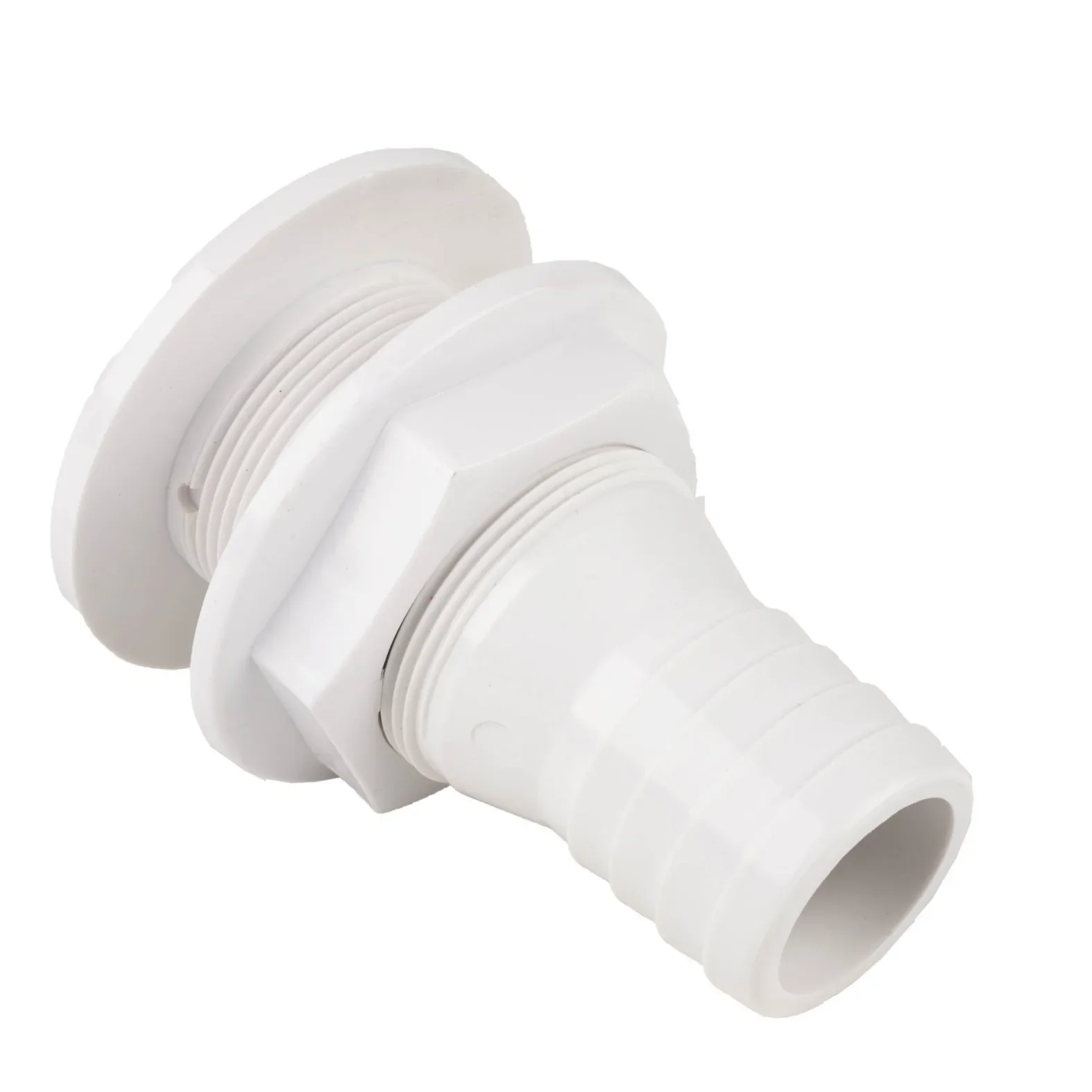 1PC 3/4 '5/8' 1 '2' 1-1/4 '1-1/2' Marine Plastic Drainage Outlet White Thread Fuel Tank Vent Hole ABS Bottom Water Outlet Vent