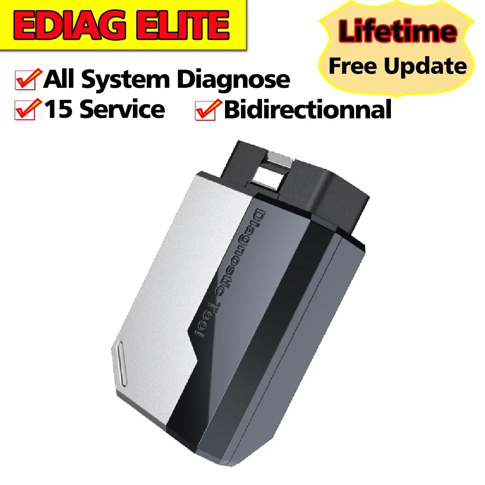 KINGBOLEN EDIAG ELITE All System Car Diagnostic Tool Bidirectional Conrol 15 Service OBD2 Scanner Lifetime Free Update