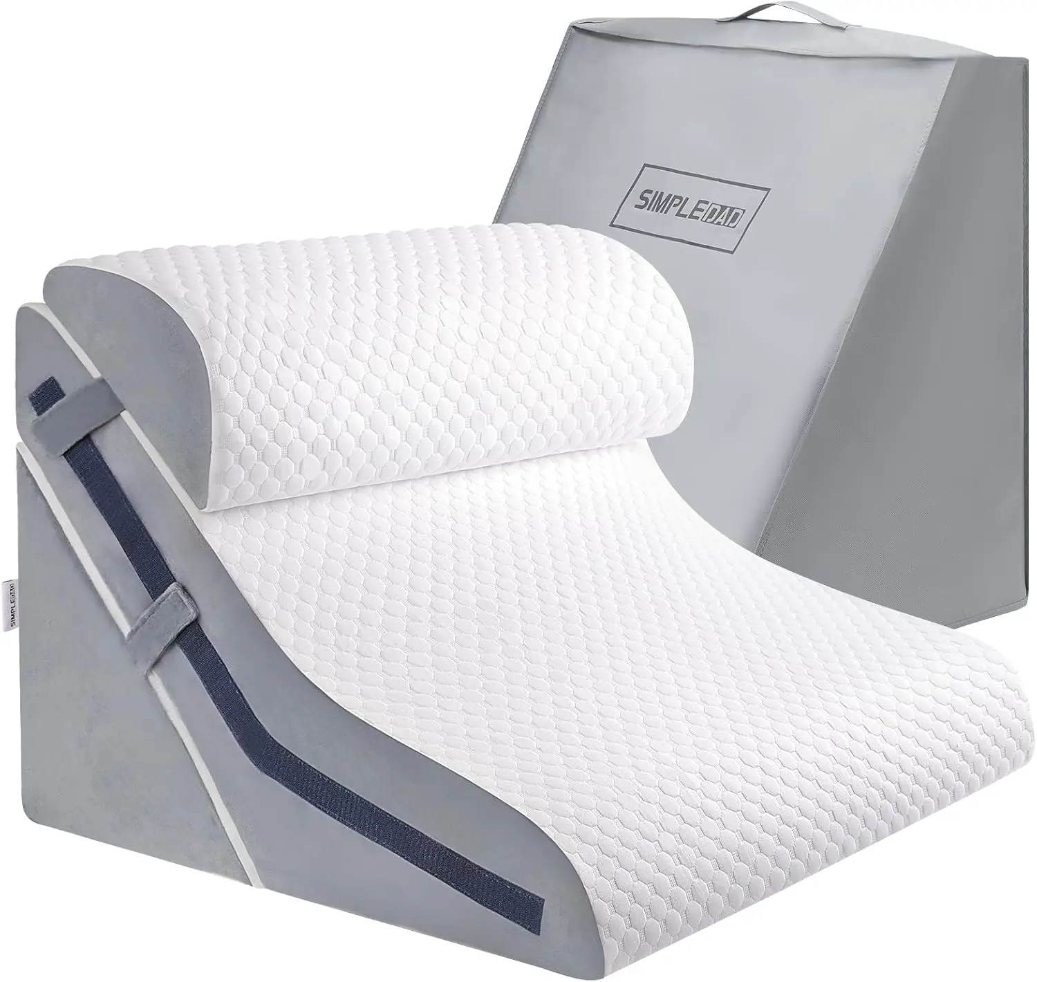 

Wedge Pillow For Sleeping, Orthopedic Bed Wedge Pillow Set, 15-In-1 Adjustable Memory Foam Wedge Pillow Post Surgery, 9 &16 &