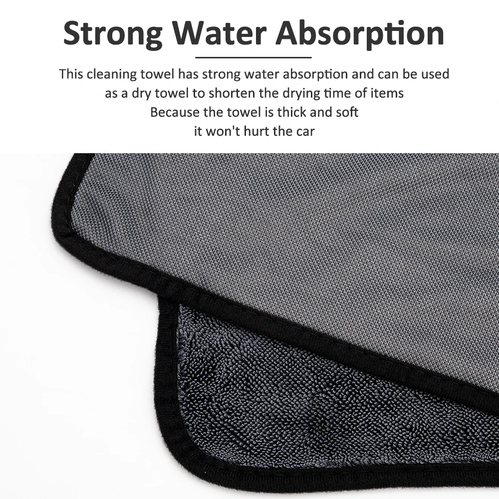 Car Wash Towel Car Detailing Twisted Braid Cloth Super Absorbent Rag for Car Home Washing Accessories