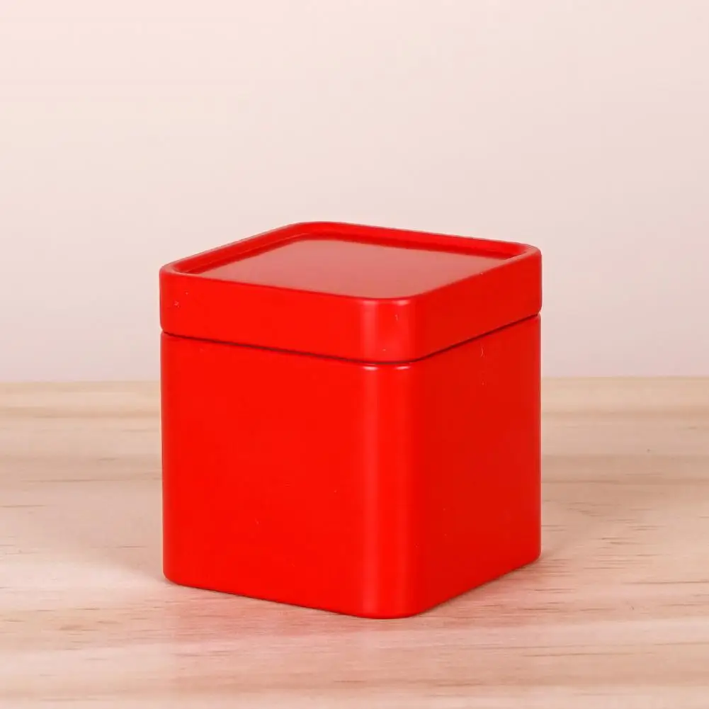 Iron Empty Tea Tin Mini Empty Tea Storage Box with Lid Large Capacity Loose Tea Bucket Storage Bin Tea Box Gift коробка для чая