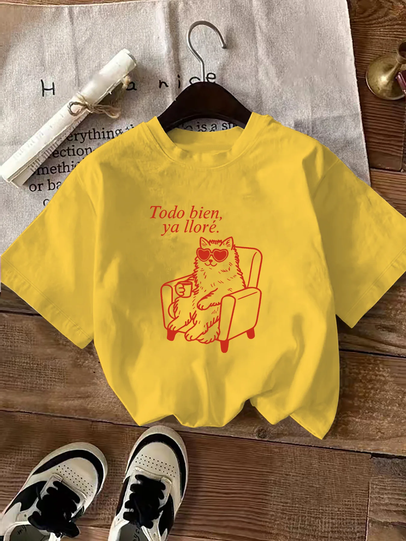 Camiseta Feminina Nova de Verã - Summer Clothing In Spanish avaliação e preço