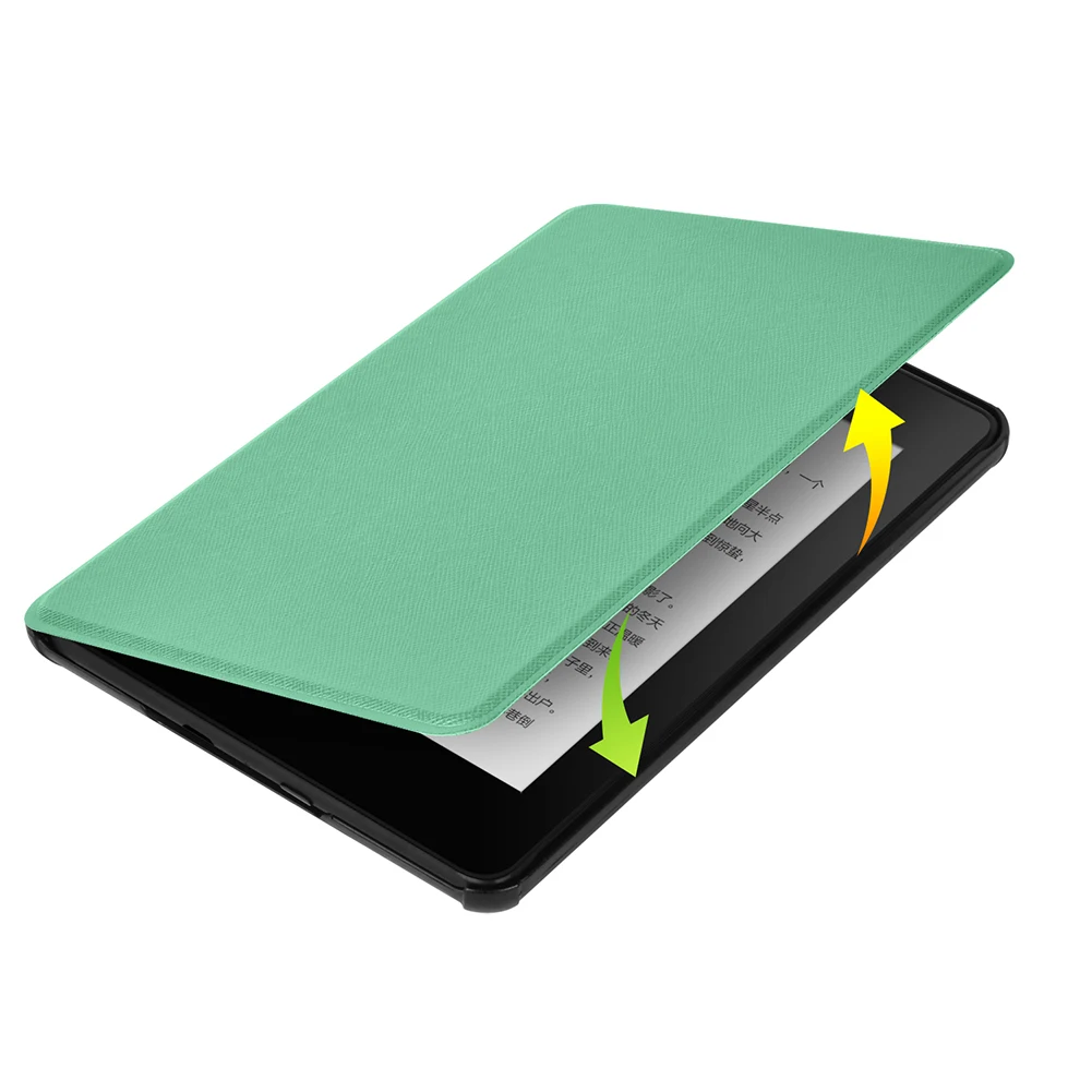 Protective Case with Auto Sleep Wake Smart Cover PU Leather Ebook Case for Kindle Paperwhite Signature 2024 Released