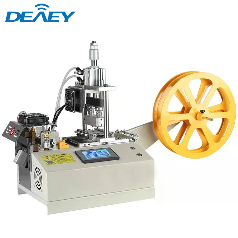 Computer Punching Hot Ribbon Nylon Polyester Webbing Strap Belt Cutting Machine