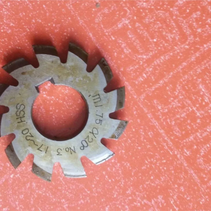 1PC Sold separately Module 1.75 PA20 Bore22 1#2#3#4#5#6#7#8# Involute Gear Cutters M1.75