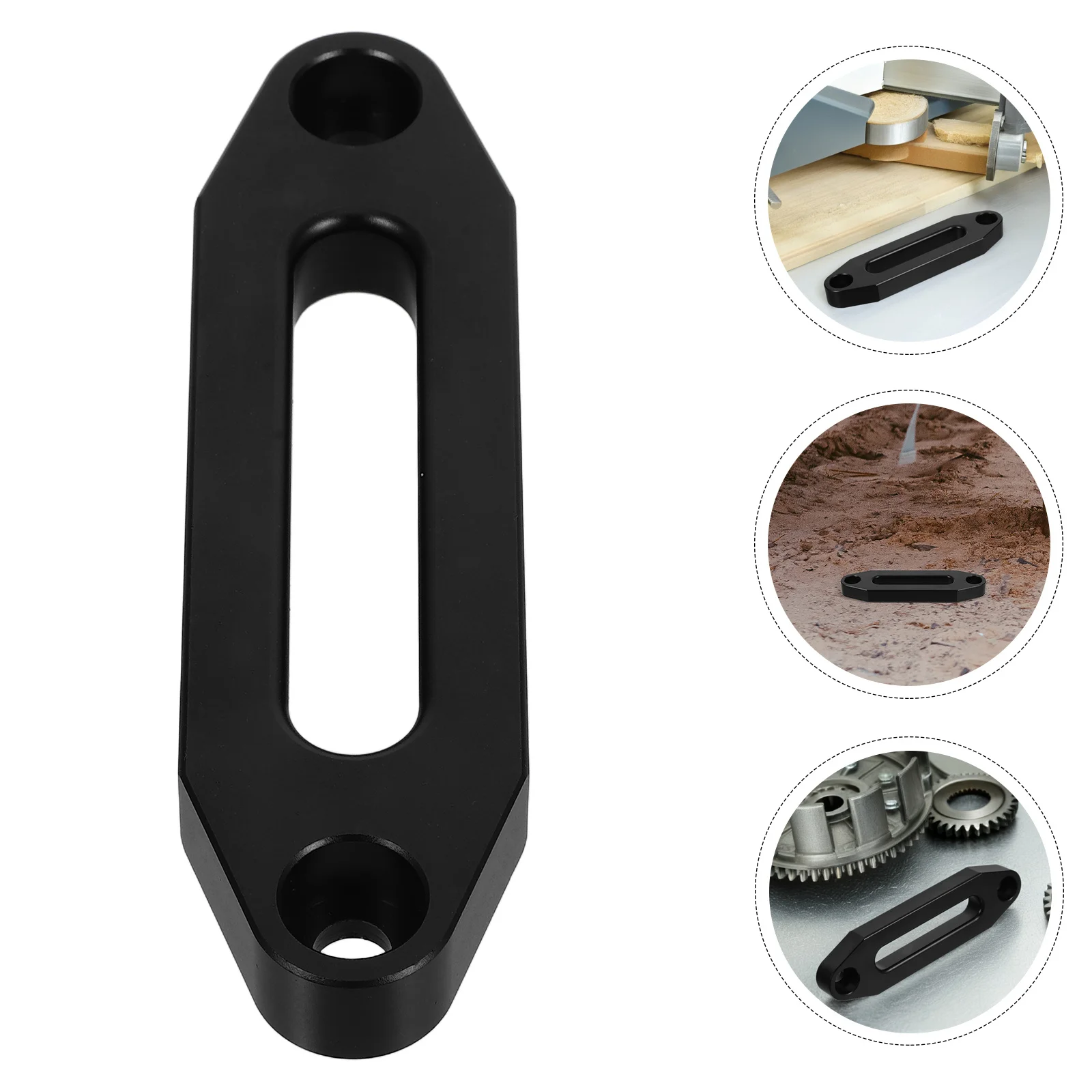 

Fairlead Vehicle Winch Accessory Aluminum Alloy Rope Guide For Synthetic Steel Cable Towing Winch Parts Offroad