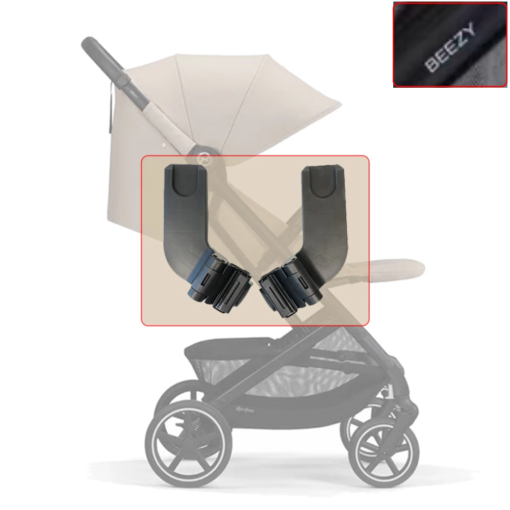 Buggy Adapter For Cybex Beezy (Not Eezy) With Aton Cloud Q/Z Maxi Cosi Besafe Car Seat Converter Baby Stroller Accessories