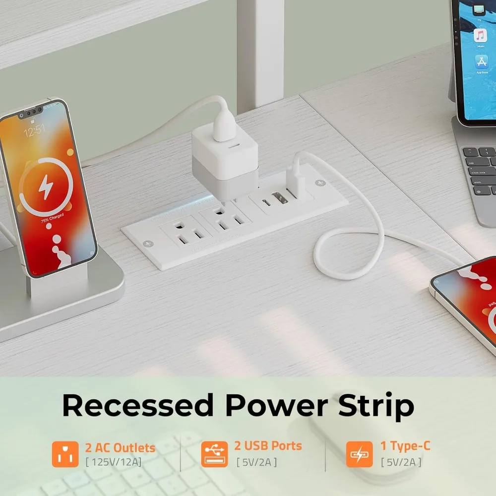 Adjustable Monitor Stand Desk, 47.2 Compact Office Desk with Reversible Shelves and Ample Workspace