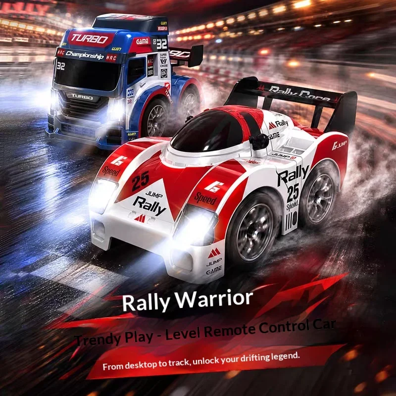 Jump Game High Speed 4WD Rc Drift Car Remote Control Racing Car F1 Egg Model Cartoon Truck Cab On Road Drifting For Hobby Lovers