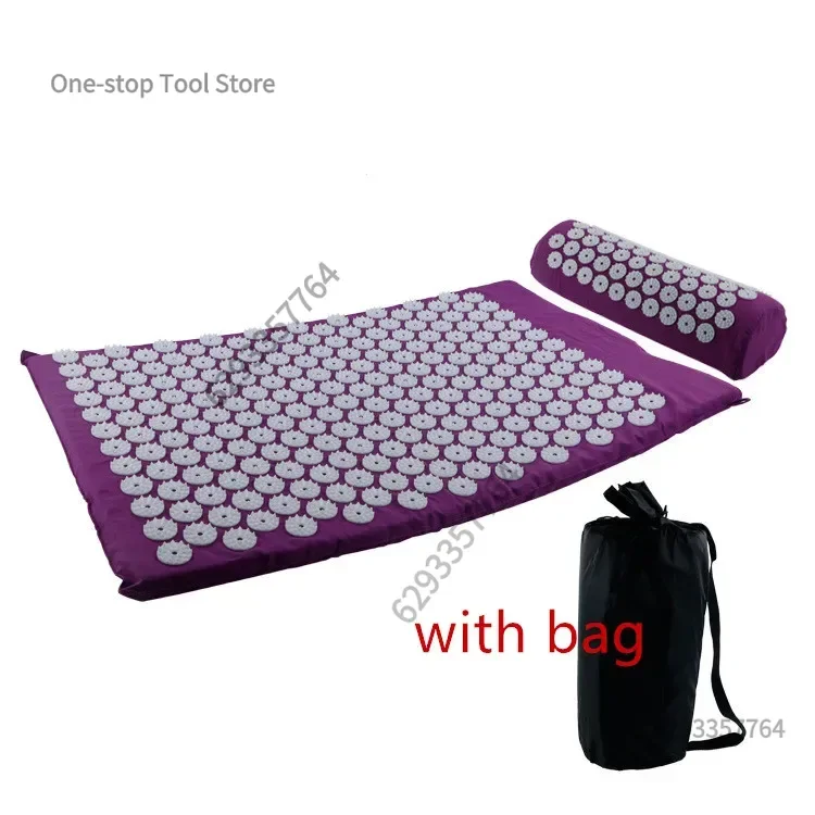 Coussin de Massage antidérapant, ensembles de tapis de Yoga pour Massage d'acupression, pointes, Fitness, Pilates, soulage le Stress, applicateur de douleurs dorsales, kuznetsov