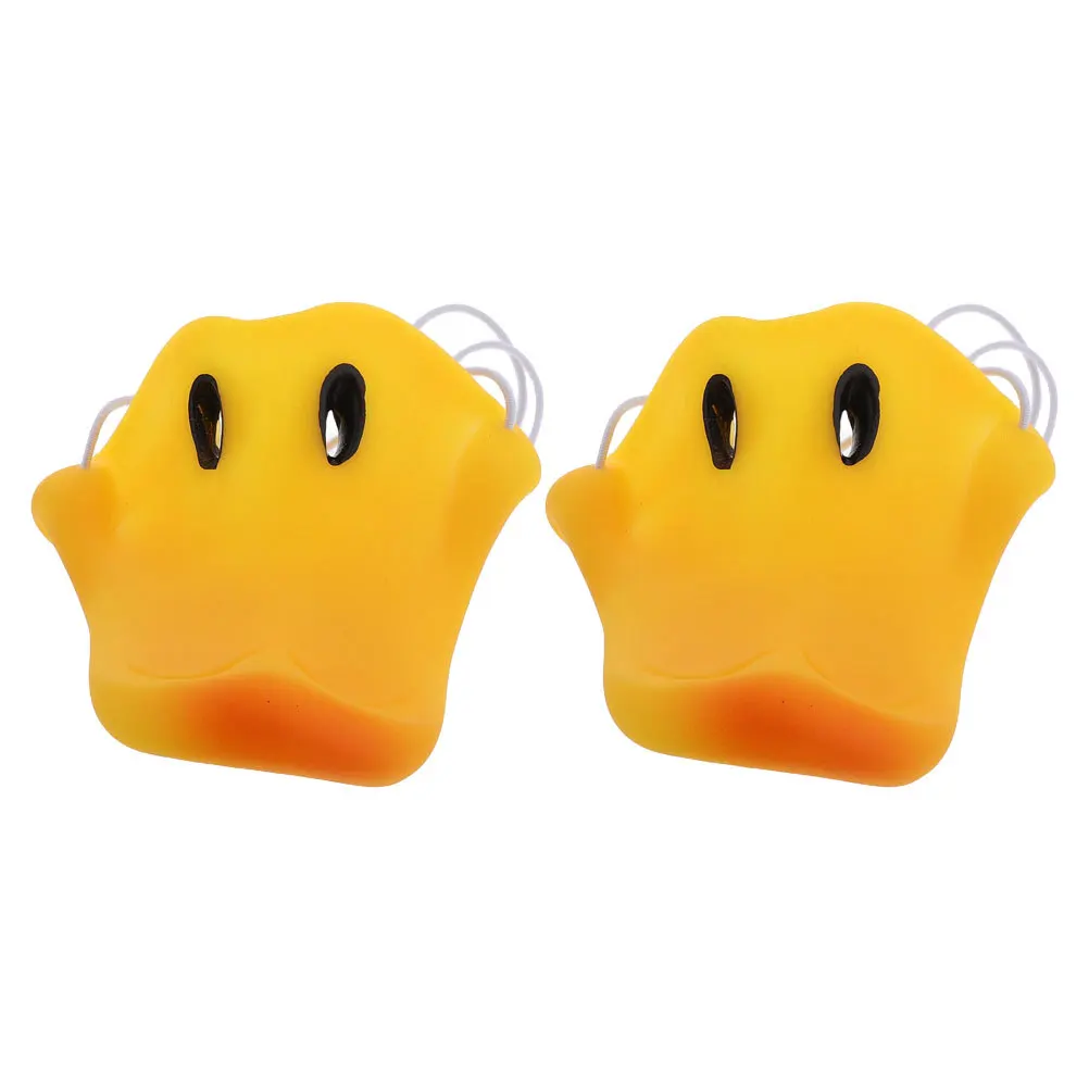 2 stuks neusmasker latex duck bill elastische band kostuum prop party halloween pasen aankleden dier neus