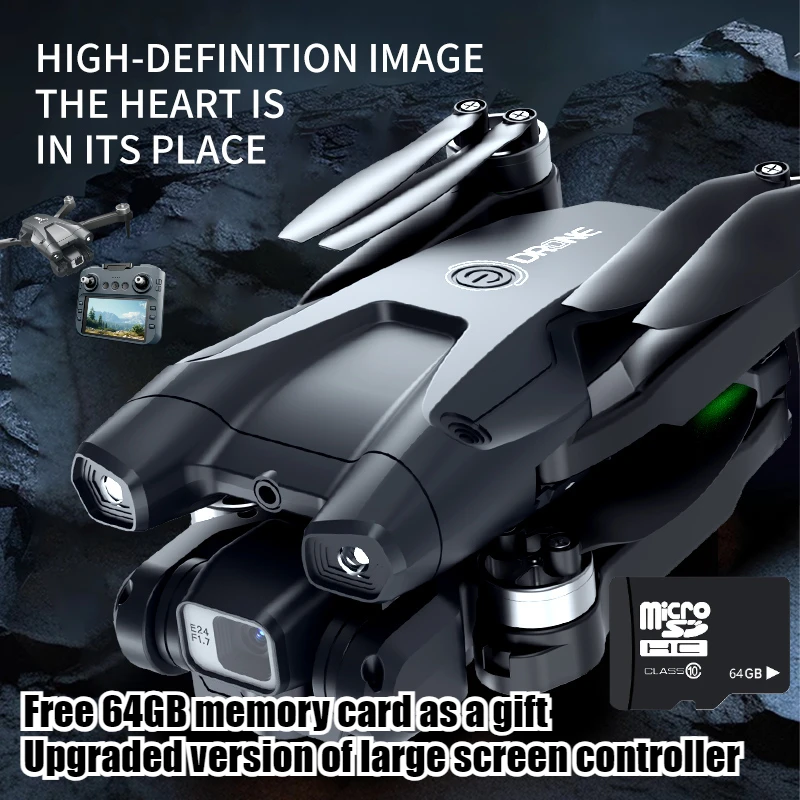 2024newlarge screen control D15//D600 professional drone 8K high-definition obstacle avoidance wide-angle helicopter WIFI FPV