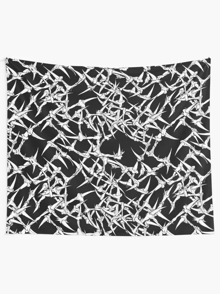 Evil Thorns (white) Tapestry Room Aesthetic Aesthetic Room Decor Aesthetic Decoration Carpet On The Wall Tapestry