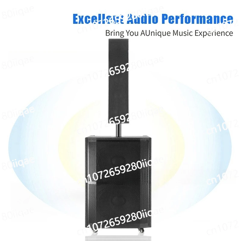 New double 12-inch professional outdoor performance audio high-power square dance heavy bass column Bluetooth speaker