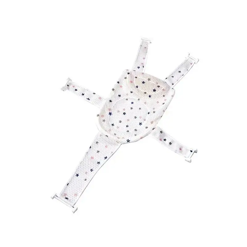 Useful Newborn Adjustable Bathtub Pillow Seat Baby Bath Net Mat Children Bathtub Shower Cradle Bed Seat