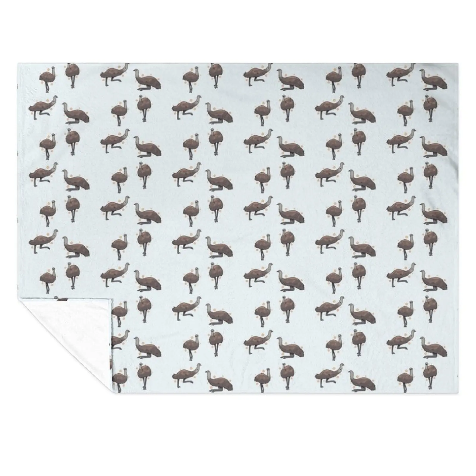 

Emu bird pack Throw Blanket Luxury Giant Sofa Hairy Furrys Blankets