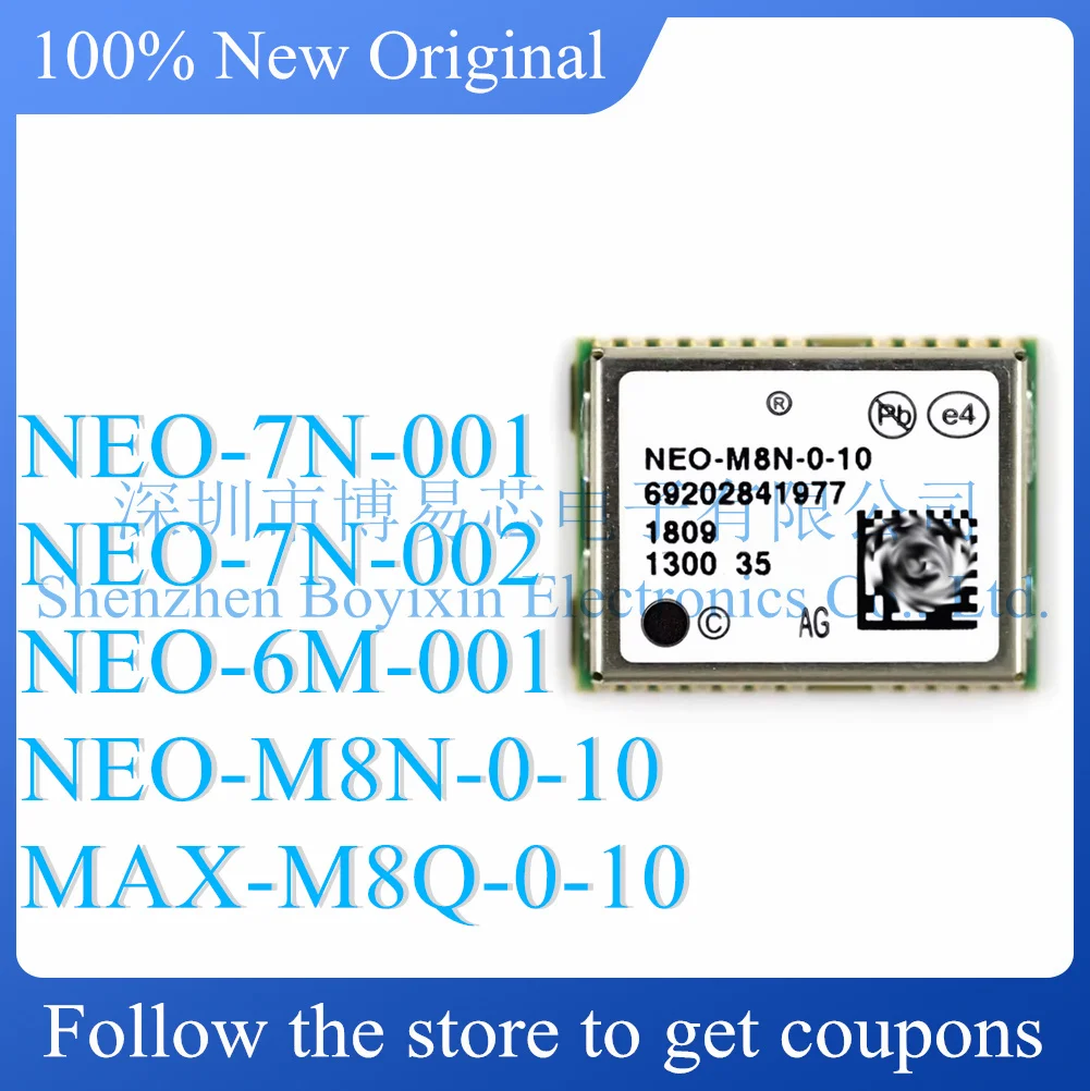 NEW NEO-7N-001 NEO-7N-002 NEO-6M-001 NEO-M8N-0-10 MAX-M8Q-0-10.Original Product.