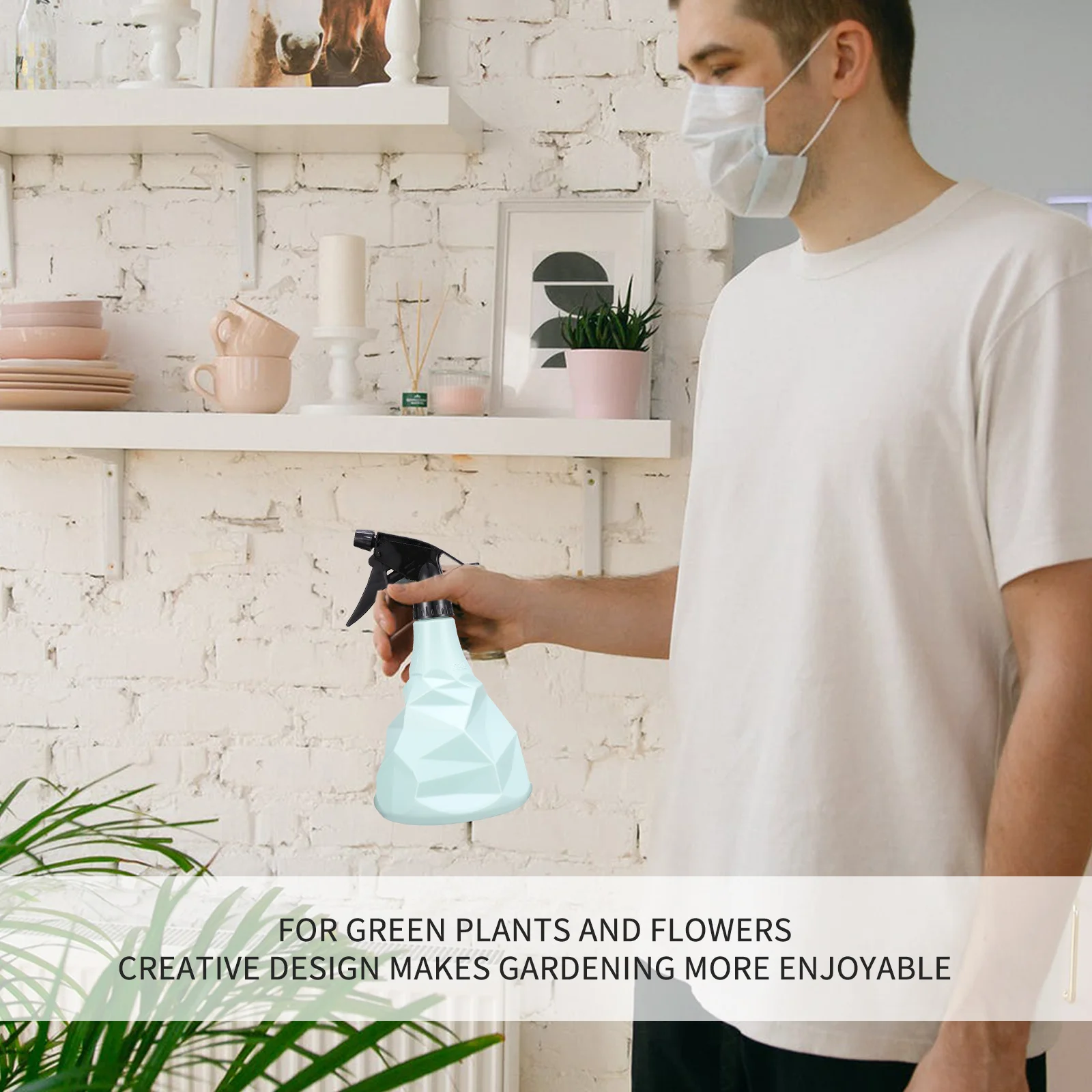 

700Ml Creative Plastic Spray For Gardening Watering Plant Care Empty Holder Durable Lightweight Portable Multi Purpose Garden