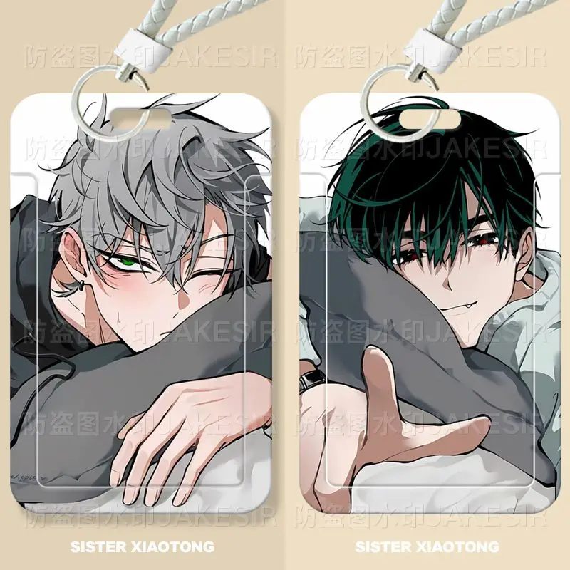 الغريبة حامل بطاقة المرحلة إيفان حتى زوجين أنيمي طالب رخصة حافلة الحرم الجامعي وجبة الائتمان معرف IC حافظة لطيف قلادة حزام غطاء بطاقة