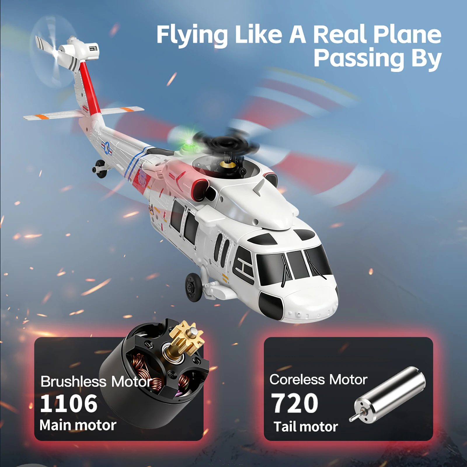 K270 K170 K160 K150 UH60L Remote Controlled Helicopter 2.4Ghz 4CH RC Helicopter Heli 6-Axis Gyroscope Optical Flow Position