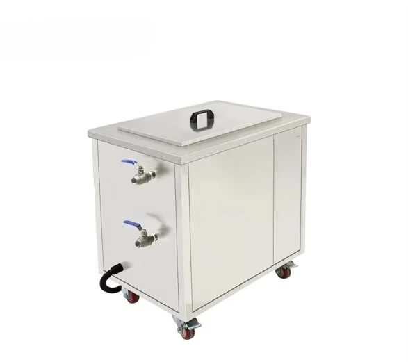 ماكينة التنظيف بالموجات فوق الصوتية الصناعية سعة 100 لتر قطع غيار كهربائية مختلفة وظروف جديدة لإزالة الزيت #1