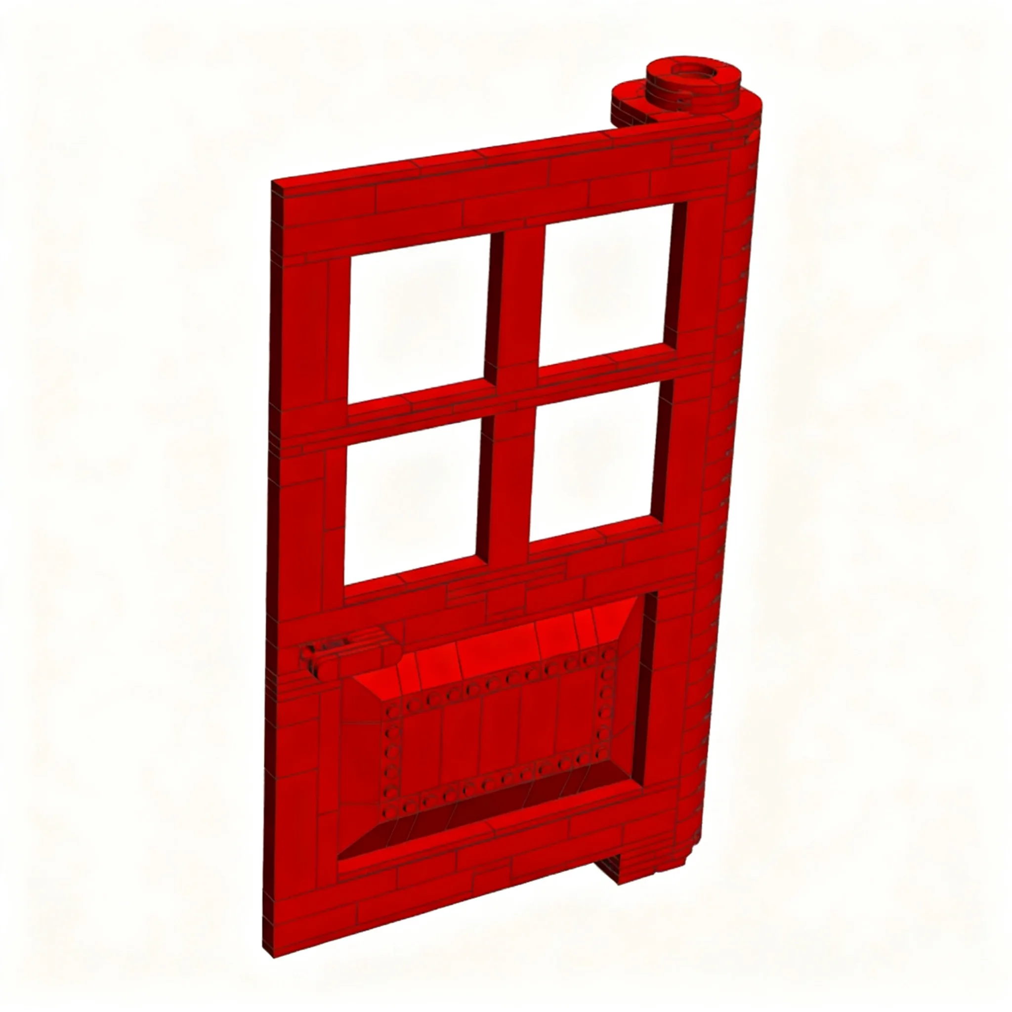 240pcs MOC Classic Upscale Door 3861 Model Christmas Gift Creative Home Decoration And For Lovers Shelf Accent