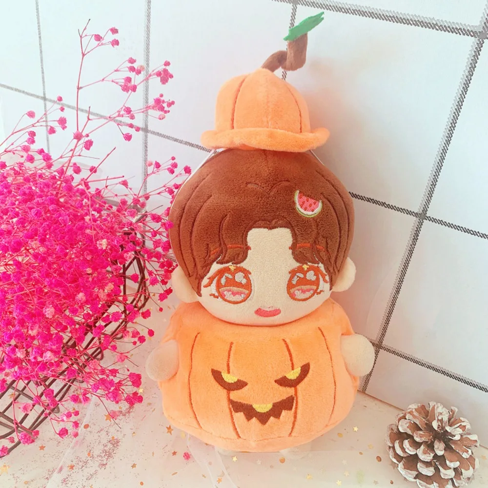 Vestire bambola di cotone vestiti di zucca set cappello arancione bambola di cotone vestito di Halloween bambole di moda Kawaii vestiti accessori per bambole