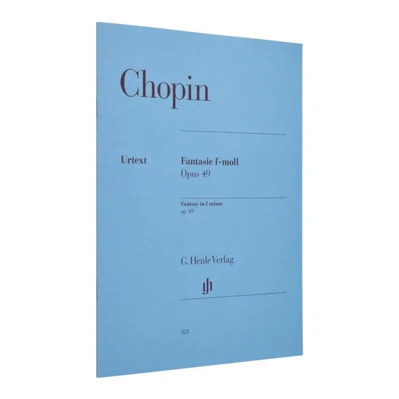 

HN321 Chopin Fantasy F Minor Op 49 Herttrich Ernst G Henle Verlag 9790201803210 Book