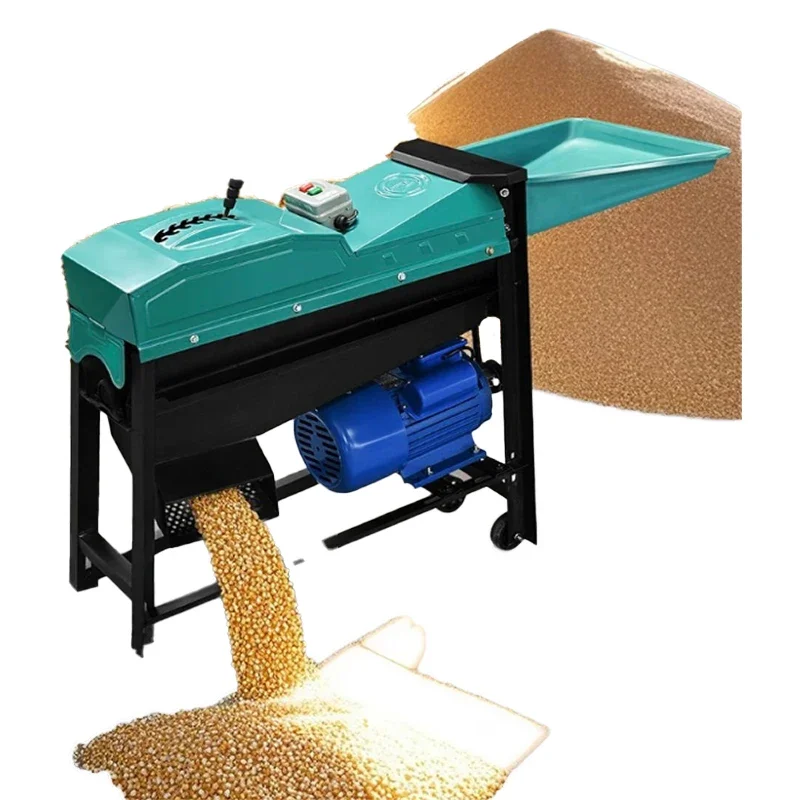 Household Corn Processing Tool Electric Automatic Stripper - 220V Corn Thresher Pod Separator Stripping Machine Customized