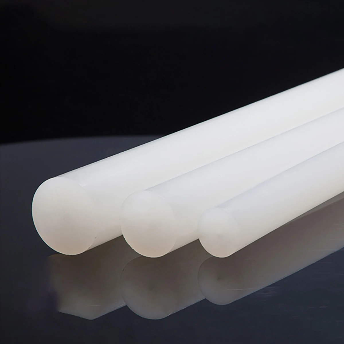 طول 500 مللي متر PP قضيب أبيض قضيب البولي بروبلين عصا شريط بلاستيكي ضياء 8/10/12/15/18/20/25/30/35/40/45/50 مللي متر #3