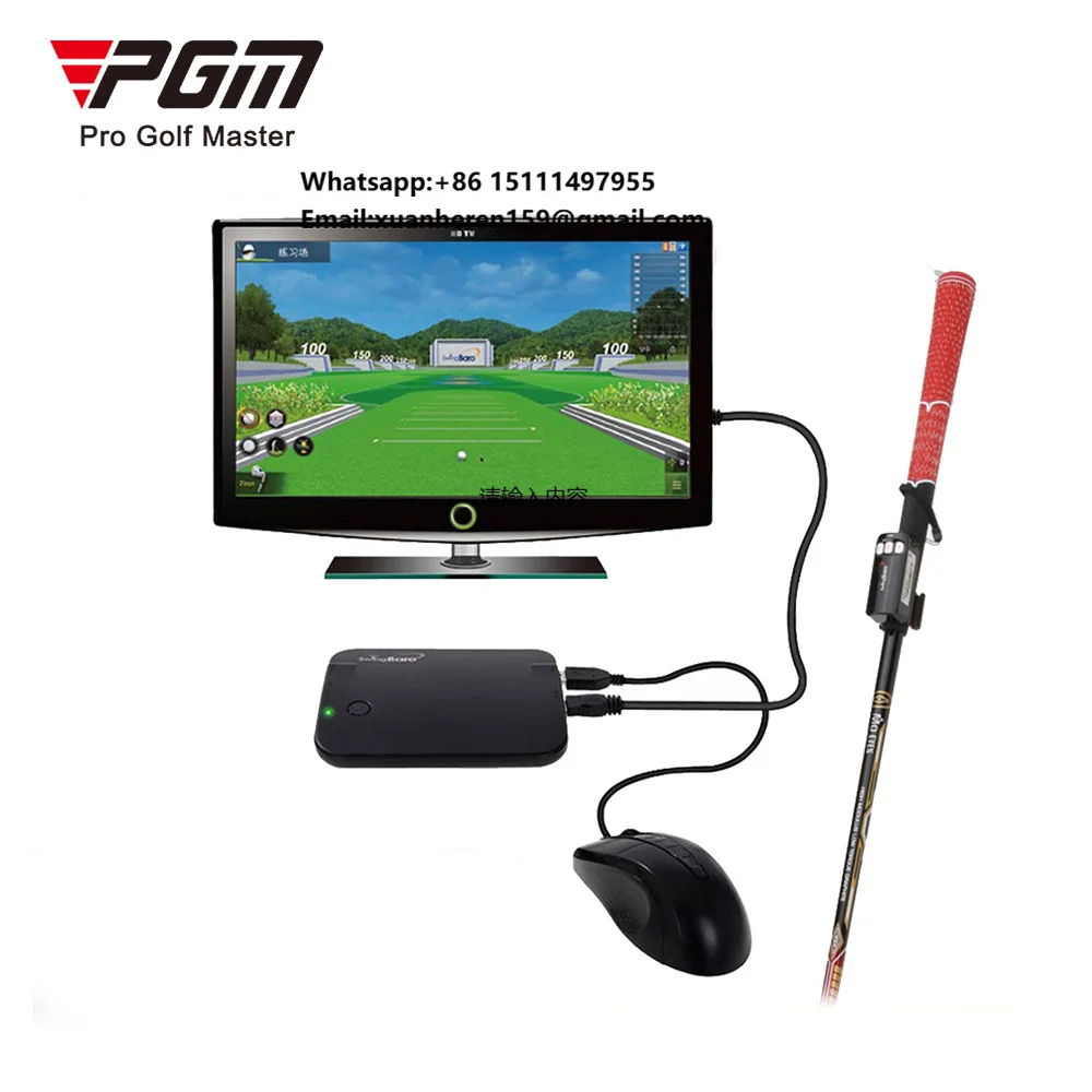 PGM MNQ008 Home Golf Simulator Indoor Putting Chipping Golf Simulator