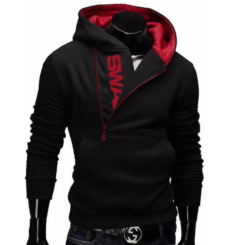 Autumn winter Fleece Cardigan Hoodie Jacket Fashion Brand Hoodies Men Casual Slim Sweatshirt Men Sportswear Zipper Hoodie