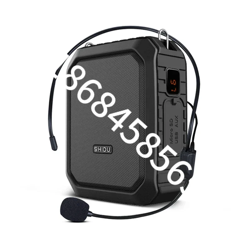

SHIDU M800 18W Loud Personal PA System Wired Microphone Rechargeable Waterproof Voice Amplifier For Outdoor Teaching Training