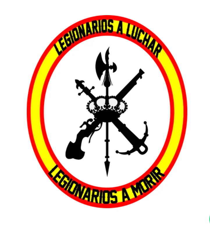 Camiseta Legión Española Spain Military Men T-Shirt Two Side Print Short Sleeve Casual 100% Cotton Shirt