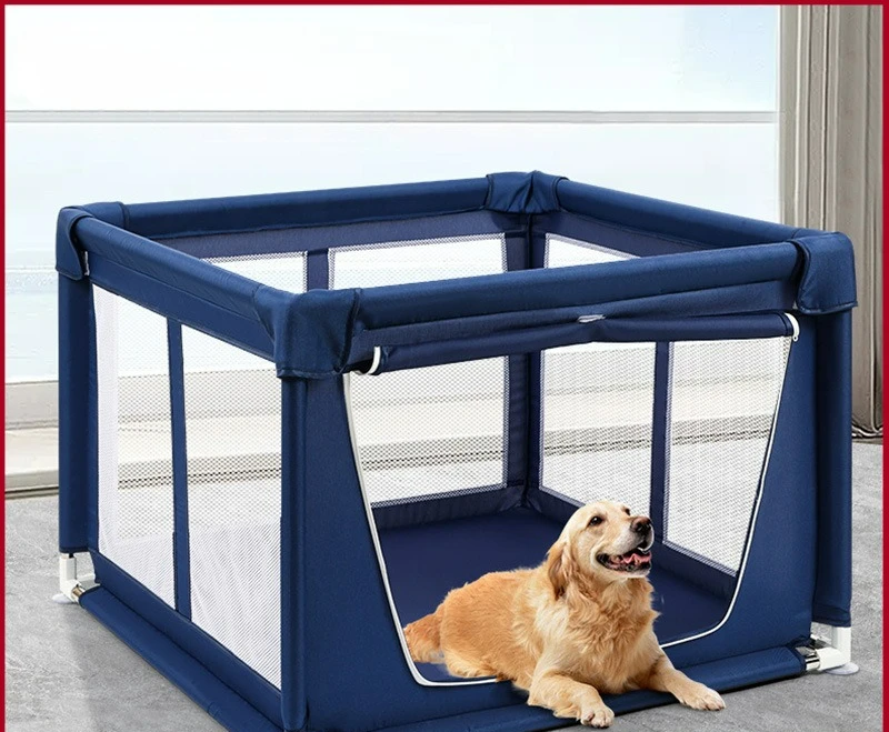 

Customizable Pet Fence Home with Top Large Medium Small Cage
