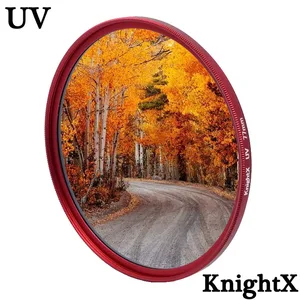 49mm 52mm 55mm 58mm 62mm 67mm 72mm 77mm Pelindung Lensa Filter UV Bingkai Merah untuk Aksesori Fotografi Fuji Sony Canon 12 filter merah penjualan terbaik - №