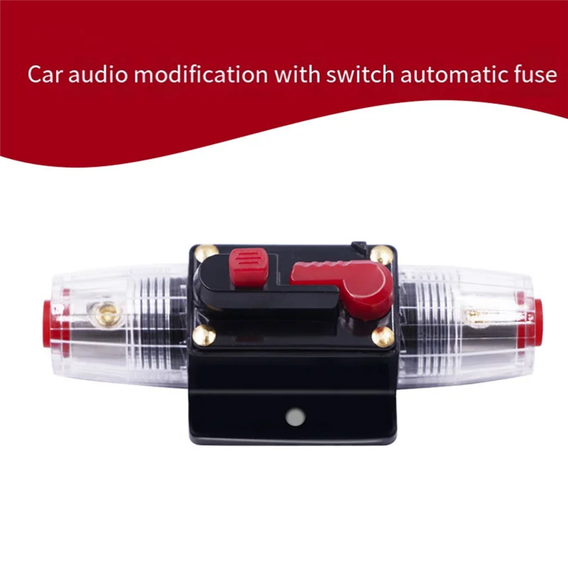 Fonte de alimentação fundida do carro do assento de segurança de áudio do carro para caixa de fusíveis do disjuntor do tubo do fusível