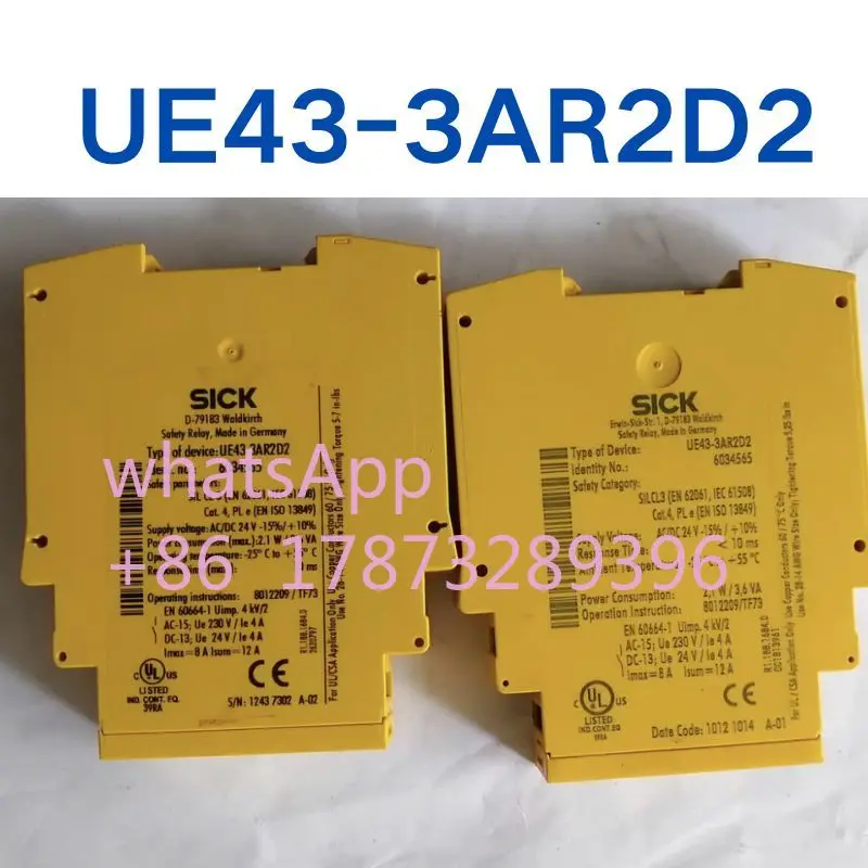 

Used UE43-3AR2D2 Safety relay tested OK and shipped quickly