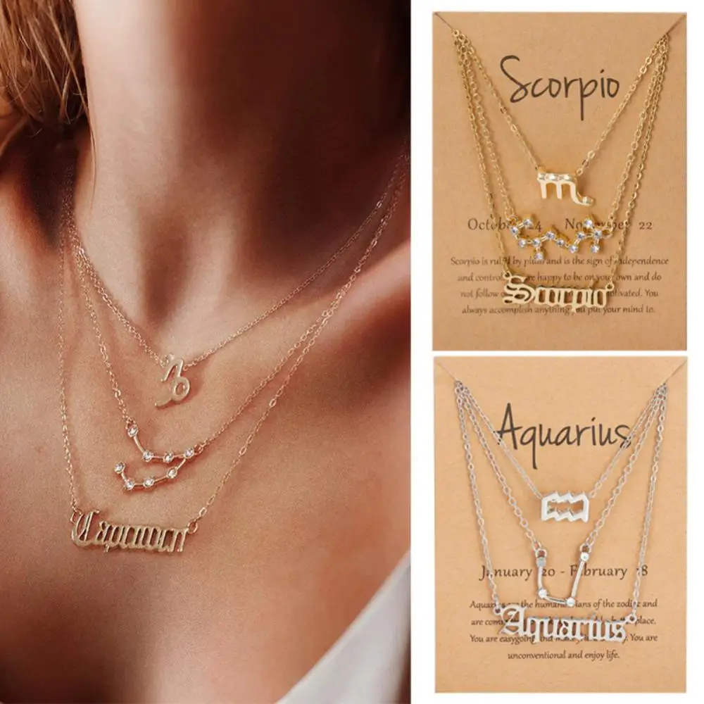 1/5SETS Vintage Virgo Pendant Necklace 925 Sterling Silver Collar Chain Comfortable Touch Durable And Long-lasting Bright Color