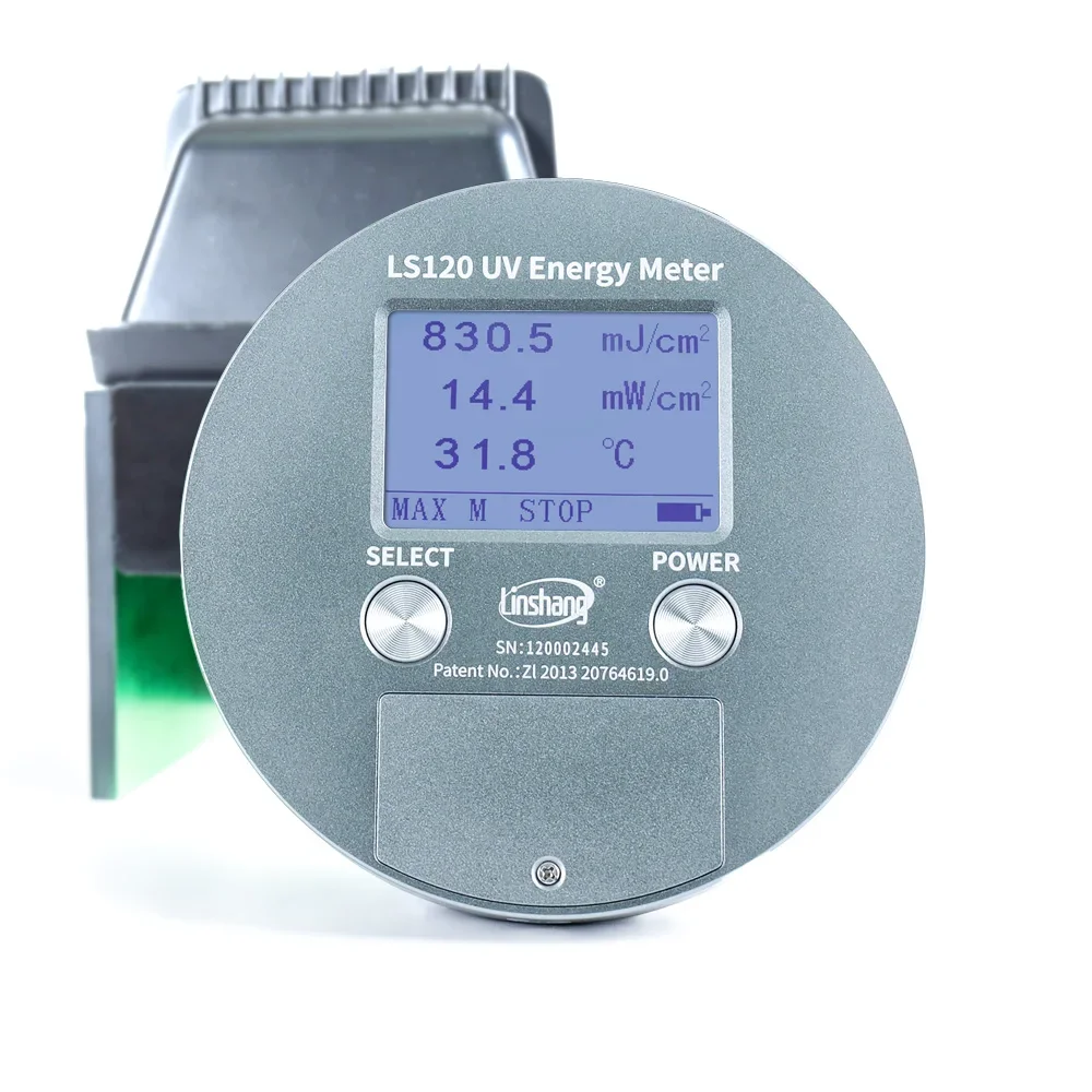 

2025 LS120 365 нм Измерение интенсивности УФ Измеритель ультрафиолетового излучения УФ-радиометр Счетчик энергии для лампы для отверждения