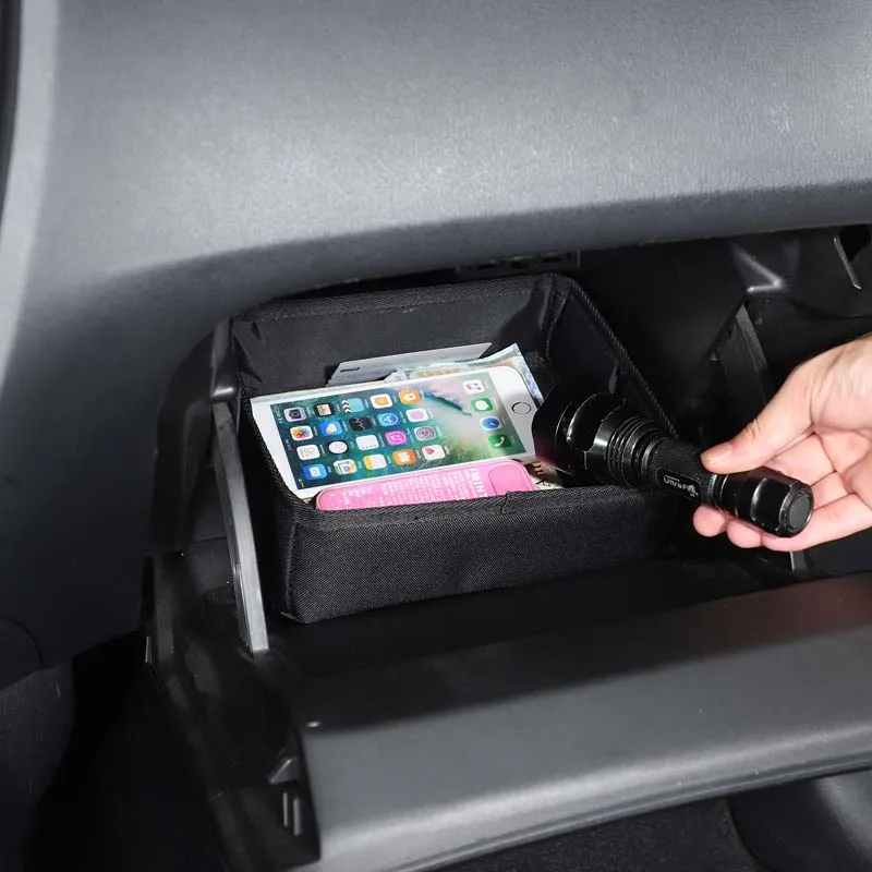 

Oxford Cloth Fit For Nissan Juke F15 2011-2019 Car Copilot Side Storage Tray Tidying Organizer Auto Interior Accessories