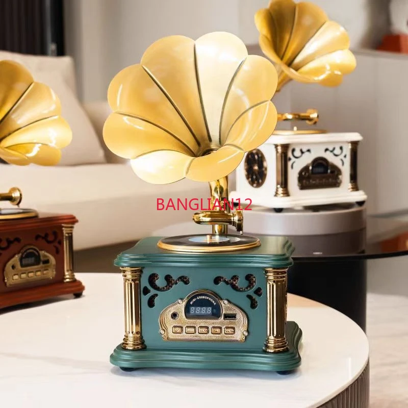 

Maillard style retro mini gramophone retro bluetooth speaker furniture ornaments